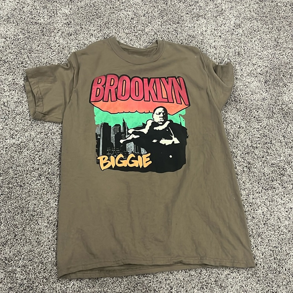 B. I. G.   T shirt in brown